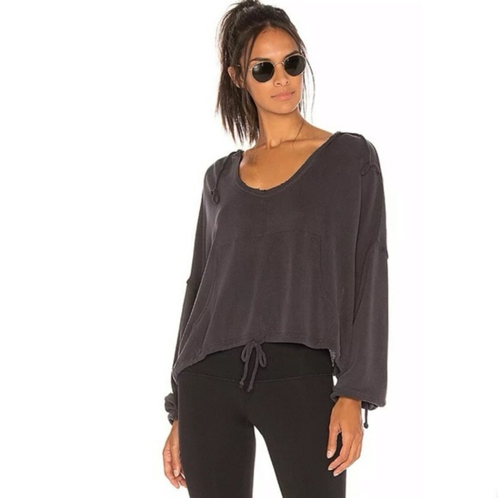 Free People FP Movement Yella Blouson Hoodie in Black - Size XS - Picture 3 of 13